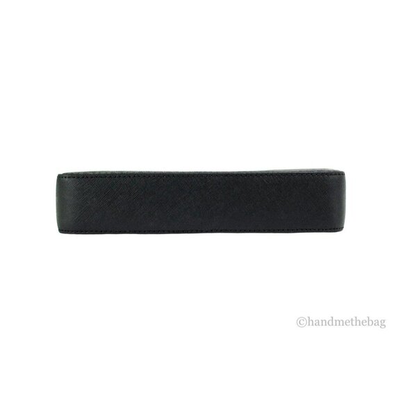 NEW Michael Kors Jet Set East West Crossbody Black Signature Logo Leather Bag L - Picture 10 of 11